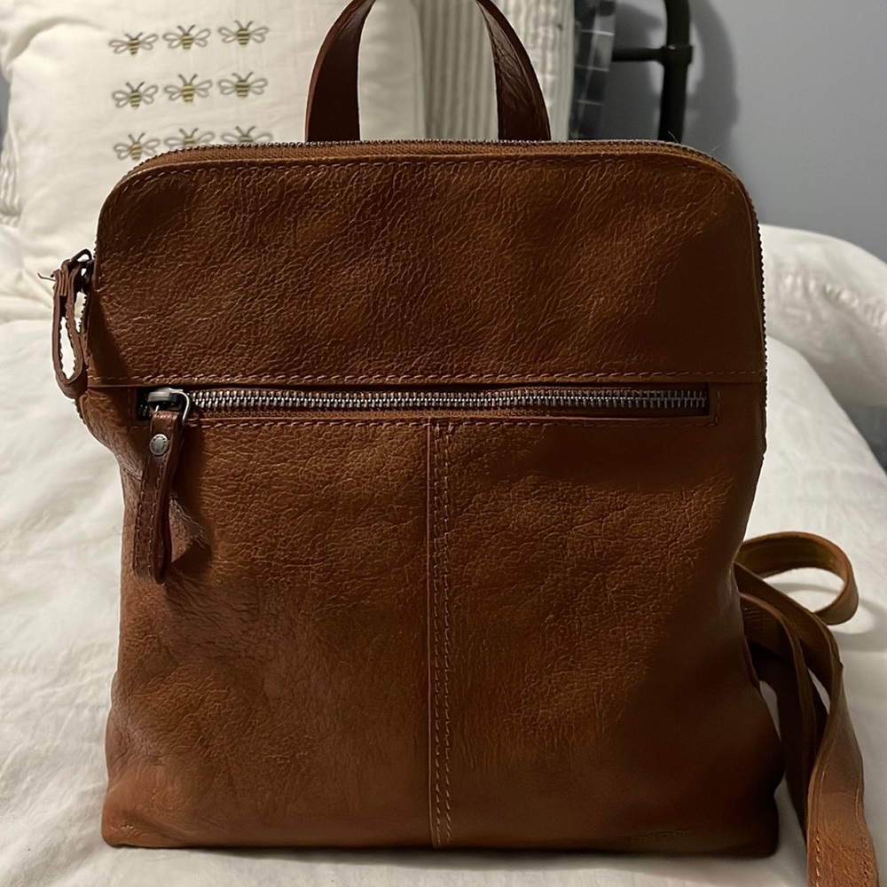 Spikes and Sparrow leather backpack